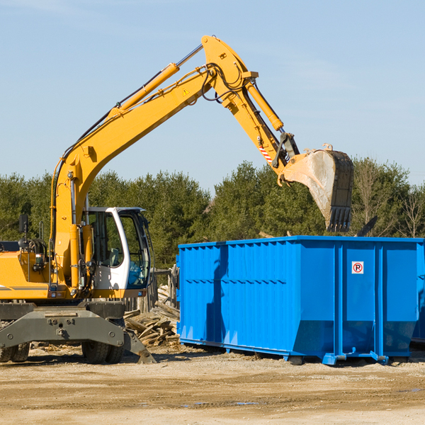 how many times can i have a residential dumpster rental emptied in Kaw City OK